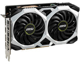 MSI Gaming GeForce GTX 1660 Ti 192-bit HDMI/DP 6GB GDRR6 HDCP Support DirectX 12 Dual Fan VR Ready OC Graphics Card (GTX 1660 TI Ventus XS 6G OC)