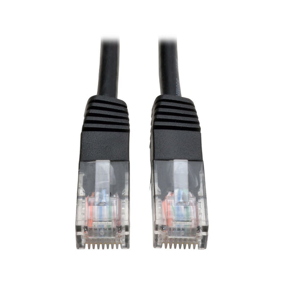 Tripp Lite N002-005-BK 5 Feet Cat5e 350MHz Black Molded Patch Cable RJ45M/M