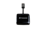 Transcend USB 2.0 OTG Card Reader, Black, TS-RDP9K