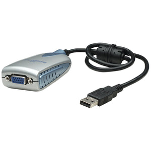 Manhattan 179225 Hi-Speed USB 2.0 SVGA Converter (Silver/Blue)