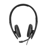 SENNHEISER SC 160 USB (508315) - Double-Sided (Binaural) Headset for Business Professionals | with HD Stereo Sound, Noise Canceling Microphone, & USB Connector (Black)