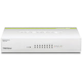 TRENDnet 16-Port Gigabit GREENnet Switch, Polycarbonate, QoS, 32 Gbps Switching Fabric, Fanless, Plug & Play, Half & Full Duplex, TEG-S16D