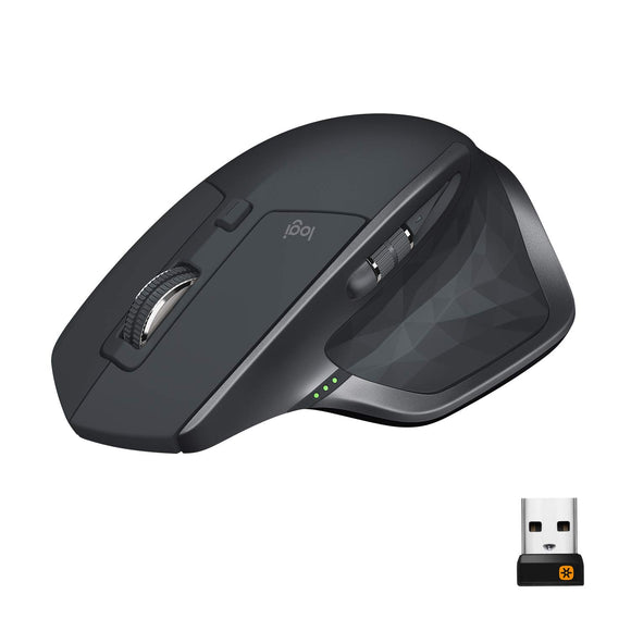 Logitech MX Anywhere 2S Wireless Mobile Mouse with Cross-Computer Control for Mac and Windows (Light Grey)