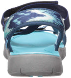 Northside Women's Kenya Sandal, Navy/Light Blue, 7 M US