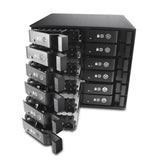 Vantec 12 x 2.5 Inches SAS/SATA SSD/HDD 3 Bay Aluminum Mobile Rack MRK-M2512T