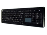 Adesso WKB-4400UB - Wireless SlimTouch Desktop Touchpad Keyboard