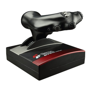 Flashfire Flight Simulation Throttle Stick with Hall Sensor Technology, Integrated hat-switch, fully programmable PC/Mac/Linux