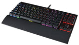 Open Box Corsair Gaming K65 RGB Compact Mechanical Gaming Keyboard - with Cherry MX Red Switches