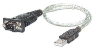 Manhattan USB to Serial Converter Connects One Serial Device to A USB Port