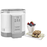 CYM-100C Cuisinart Electronic Yogurt Maker with Automatic Cooling, White