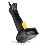 NuScan 2500TU - Commercial 2D Barcode Scanner with Cable, Antimicrobial, CCD Sensor, with USB for POS