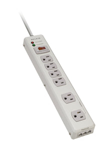 Home Series 6 Outlet Surge Protector - External - 10 Output Connector(S)