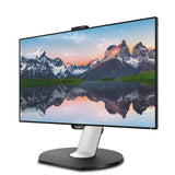 Philips Brilliance 329P9H 31.5" Monitor, 4K UHD, 10-Bit IPS Panel, 87% Adobe RGB/90% Ntsc, USB-C Docking and Built-In KVM, HDMI/DisplayPort, Windows Hello Pop-Up Webcam, Vesa, Smartergobase, Lightsens