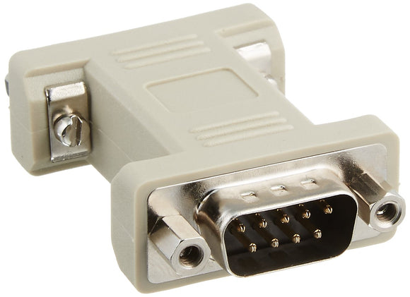 Saver Adapter - 9 Pin D-Sub (Db-9) - Female - 9 Pin D-Sub (Db-9) - Male - Beige