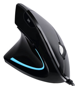 Adesso iMouse E9 Left-Handed Vertical Ergonomic Mouse