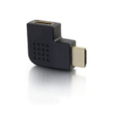 C2G 43291 Right Angle HDMI Adapter - Left Exit, Black