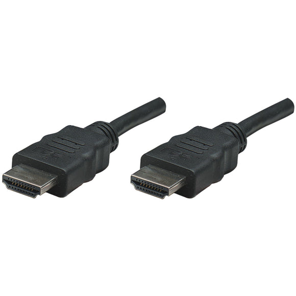 Manhattan 306133 5-Meter, Male - Male, High Speed HDMI Cable, Black