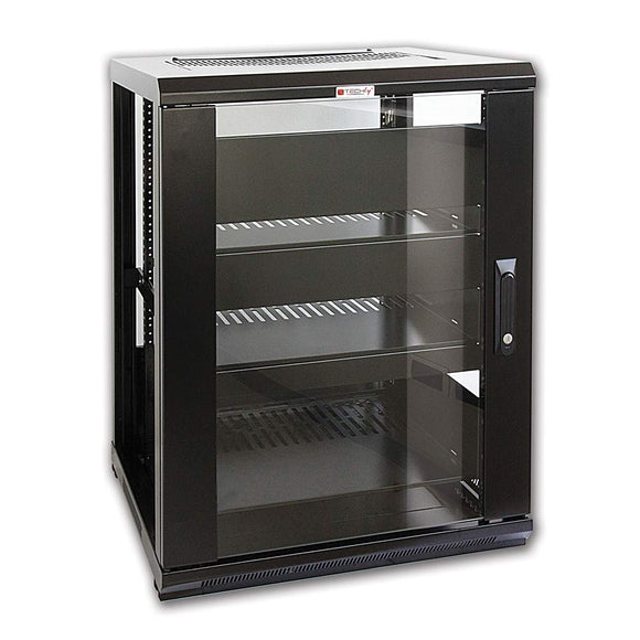 TECHly I-CASE AV-2115BKTY Floor Networking Cabinet, Vented, Audio and Video Floor Cabinet