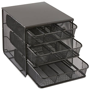 Safco Products 3274BL Onyx Mesh Hospitality Organizer