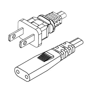 NA Oval AC Powercord - 6ft