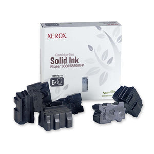 Xerox Genuine Xerox Solid Ink, Phaser 8860/8860MFP Black (6 Sticks)