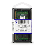 Kingston 2 GB DDR2 SDRAM Memory Module 2 GB (1 x 2 GB) 667MHz DDR2 SDRAM 200pin KTH-ZD8000B/2G