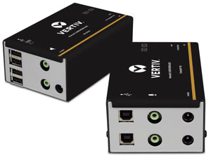 Avocent LV KVM Extender Single DVI, USB, Audio, CATx 50M (LV4010P)