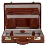 McKlein USA Turner Leather Expandable Attache Case