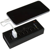 StarTech.com 7 Port Dedicated USB Charging Station (5 x 1A, 2 x 2A) - Standalone Multi-Port USB Charger - USB Charge Station (ST7CU35122)