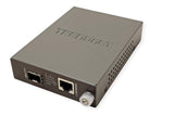 TRENDnet 100/1000Base-T to SFP Fiber Media Converter, Fiber to Ethernet Converter, RJ-45,Multi(SX) or Single-Mode(LX) 100Base-FX/1000Base-SX/LX Mini-GBIC Slot, Lifetime Protection, TFC-1000MGA