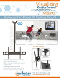 Manhattan Ceiling Mount for Flat Panel Display