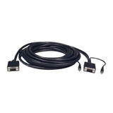 Tripp Lite VGA Coax Monitor Cable with audio, High Resolution cable with RGB coax (HD15 and 3.5mm M/M) 30-ft.(P504-030)