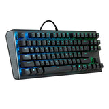 Cooler Master CK530 Tenkeyless Gaming Mechanical Keyboard with RGB Backlighting, On-The-Fly Controls, and Aluminum Top Plate