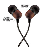 Marley EM-JE041-SB Smile Jamaica in-Ear with Mic, Headphones - Black