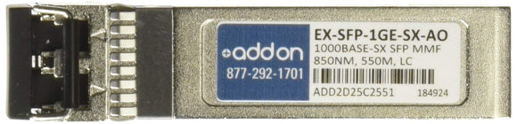 AddOn Computer EX-SFP-1GE-SX, Juniper Compatible, 1000 Base-SX SFP, Network Upgrade Transceiver