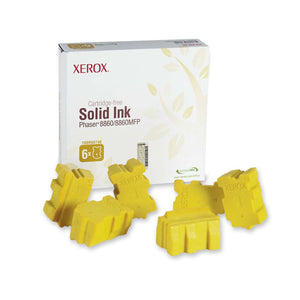 Xerox Genuine Xerox Solid Ink, Phaser 8860/8860MFP Yellow (6 Sticks)