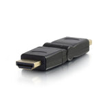 C2G 30548 360° Rotating HDMI Male to Female Adapter, Black