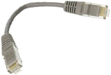 C2G 01035 Cat5e Cable - Snagless Unshielded Slim Ethernet Network Patch Cable, Gray (6 Inches)