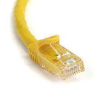 StarTech.com Cat6 Ethernet Cable - 100 ft - Yellow - Patch Cable - Snagless Cat5 Cable - Long Network Cable - Ethernet Cord - Cat 6 Cable - 100ft