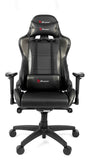 AROZZI Verona Pro V2 Premium Racing Style Gaming Chair with High Backrest, Recliner, Swivel, Tilt, Rocker and Seat Height Adjustment, Lumbar and Headrest Pillows Included, Carbon Black