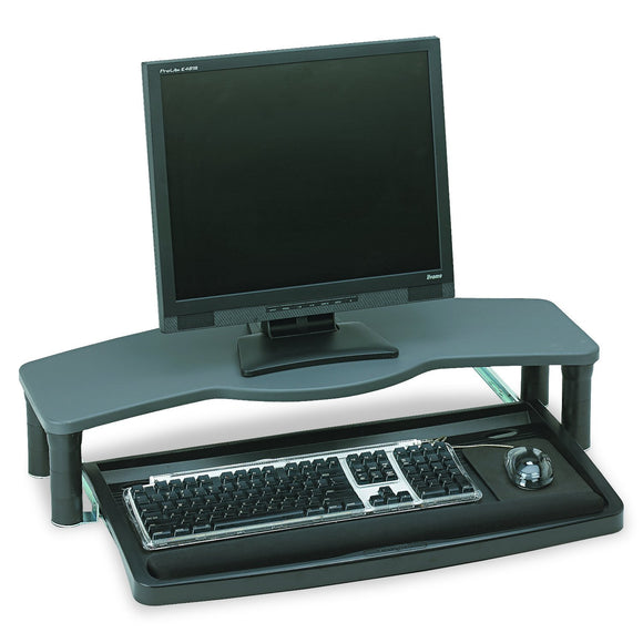 Kensington 60006 Comfort Desktop Keyboard Drawer With SmartFit, 26w x 13-1/2d, Black/Gray