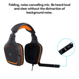 Logitech G231 Prodigy Stereo Gaming Headset with Microphone for Game Consoles, PCs, Tablets, Smartphones (981-000625)