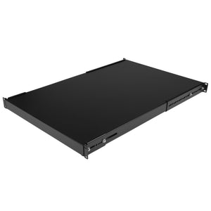 StarTech.com 1U Adjustable Server Rack Mount Shelf - 175lbs - 19.5 to 38in Deep Universal Tray for 19" AV, Data & Network Equipment Rack (ADJSHELFHD)