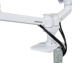 Ergotron 45-491-216 LX Dual Side-by-Side Arm - Mounting kit (Desk clamp Mount, Pole, 2 articulating arms, 2 Extension Brackets,