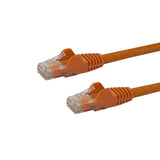 StarTech.com Cat6 Patch Cable - 8 ft - Orange Ethernet Cable - Snagless RJ45 Cable - Ethernet Cord - Cat 6 Cable - 8ft (N6PATCH8OR)