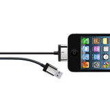 Belkin MIXIT 30-Pin ChargeSync Cable for iPhone 4/4S/3/3S, iPad 3G  and iPad 2 (Black)