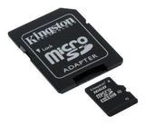 Kingston 16 GB Class 10 MicroSD Flash Card with SD Adapter SDC10/16GB