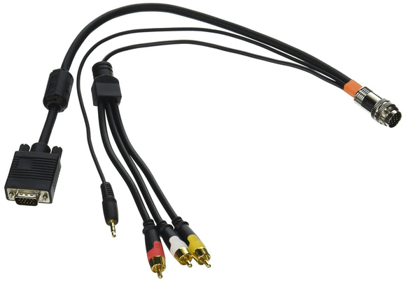 C2G/Cables to Go 60018 1.5' RR Hd15+3.5+3Rca Flying Lead