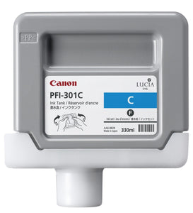 Canon Ink Tank Pfi-301c - Pigment Cyan Ink Tank 330ml