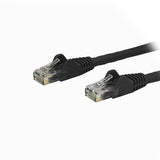 StarTech.com Cat6 Patch Cable - 2 ft - Black Ethernet Cable - Snagless RJ45 Cable - Ethernet Cord - Cat 6 Cable - 2ft (N6PATCH2BK)